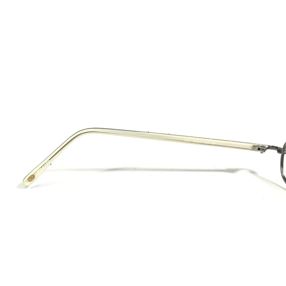 Nine West Petite Eyeglasses Frames 309 FB9 Black White Rectangular 49-16-130